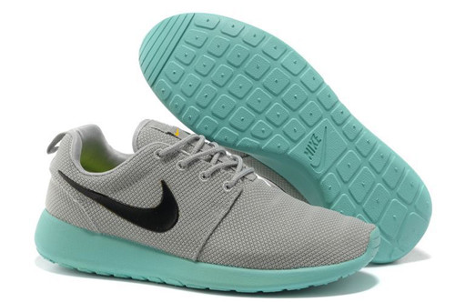 Best Womens Nike Roshe Free Run Grey Mint Green Black